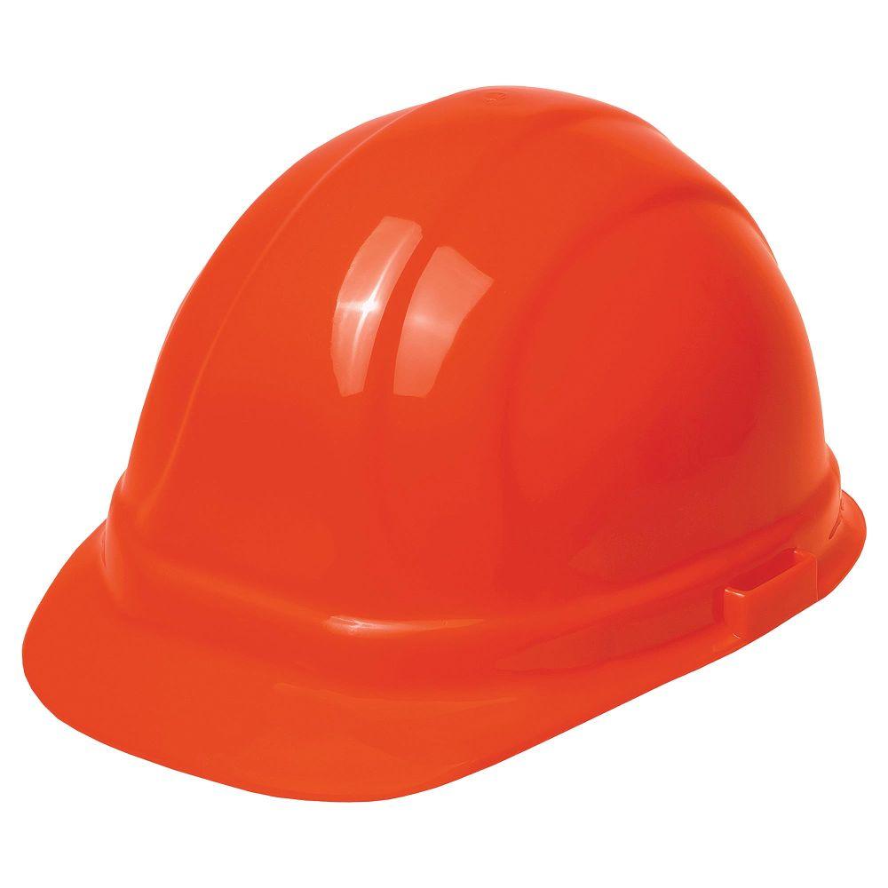 Hard Hat, ERB Omega II, Cap Style, Ratchet Suspension, Hi-Viz Orange, 19955