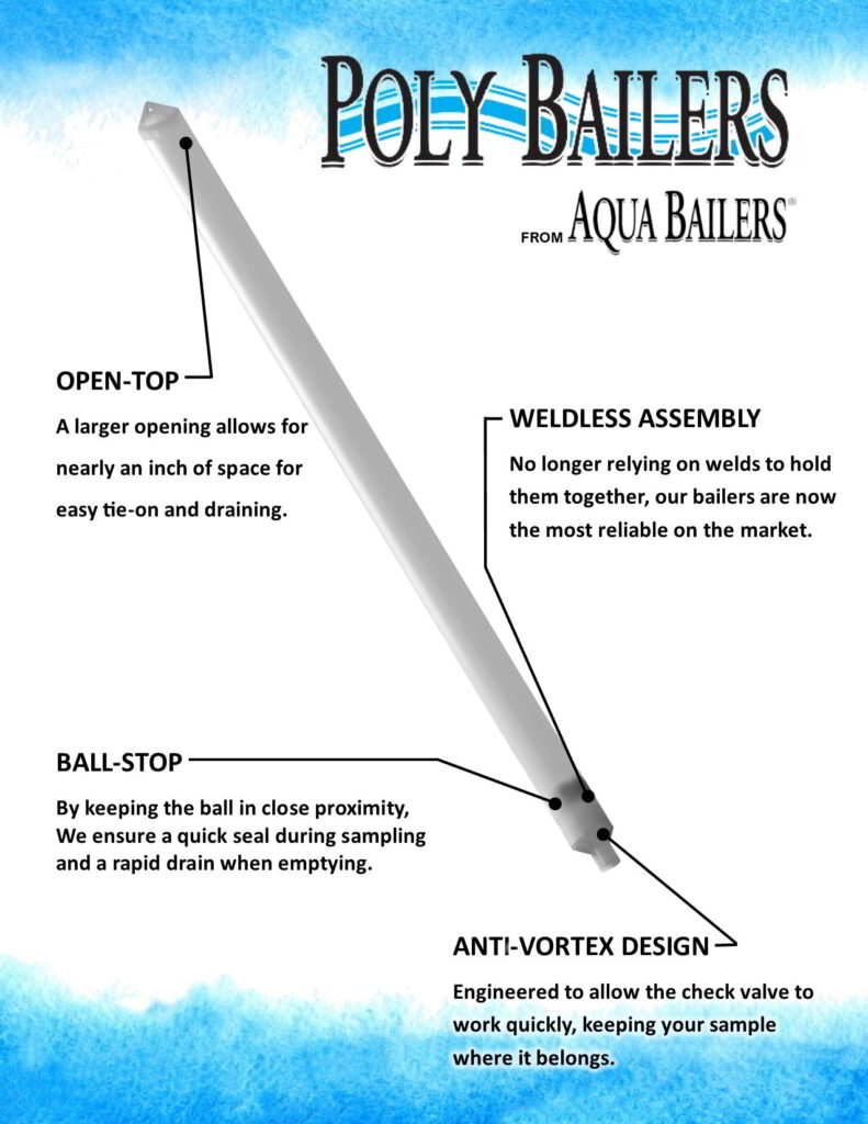 Disposable Bailer Poly W  - 1.6